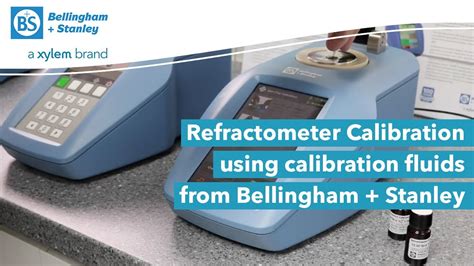 type of water used in calibrating the refractometer|bellingham refractometer calibration.